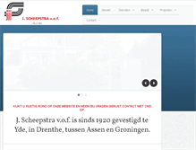 Tablet Screenshot of jscheepstra.nl